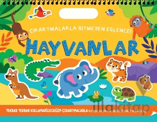 Çıkartmalarla Bitmeyen Eğlence - Hayvanlar