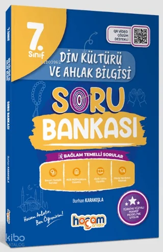 Hocam Anlatır  7. Sınıf Din Kültürü ve Ahlak Bilgisi Tamamı Video Çözümlü Soru Bankası (Maarif Model)