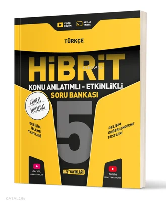 Hız Yayınları 5. Sınıf Hibrit Türkçe Soru Bankası