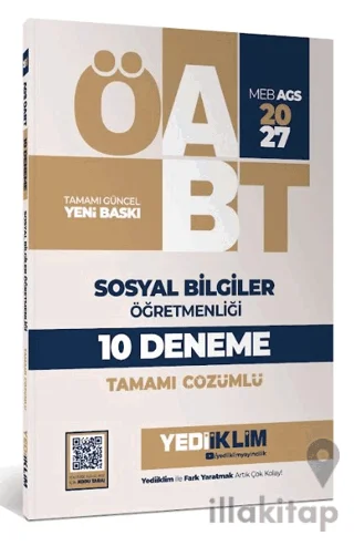 2027 MEB AGS ÖABT Sosyal Bilgiler Öğretmenliği Tamamı Çözümlü 10 Deneme