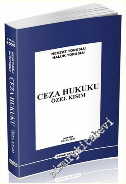 Ceza Hukuku Özel Kısım -