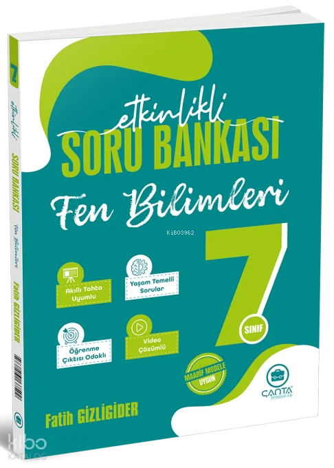 Çanta 7. Sınıf Fen Bilimleri Etkinlikli Soru Bankası