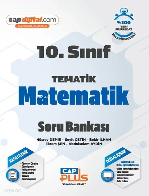 Çap Yayınları 10. Sınıf Matematik Plus Tematik Soru Bankası