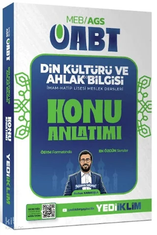 Yediiklim 2027 MEB AGS ÖABT Din Kültürü ve Ahlak Bilgisi Konu Anlatımı