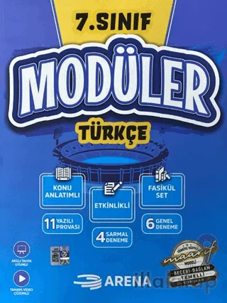 7. Sınıf Türkçe Modüler Konu Anlatımlı Etkinlikli 6 Deneme