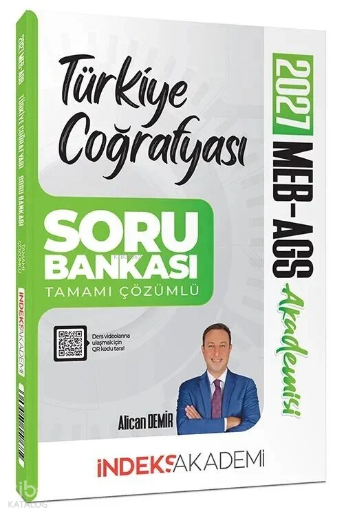 İndeks Akademi 2027 MEB-AGS Akademisi Türkiye Coğrafyası Soru Bankası Çözümlü