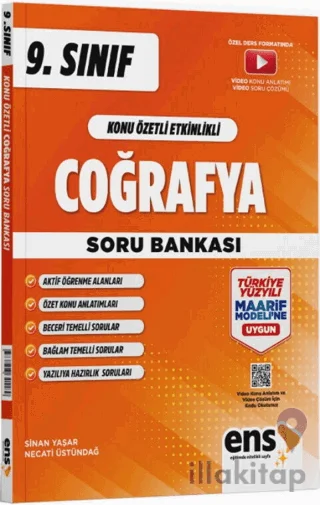 9. Sınıf Coğrafya Konu Özetli Etkinlikli Soru Bankası
