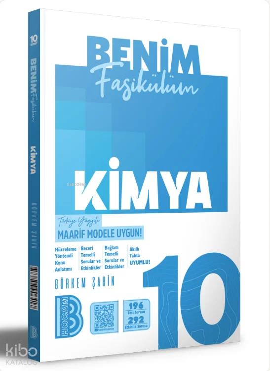 Benim Hocam 10. Sınıf Kimya Maarif Model Fasikülüm