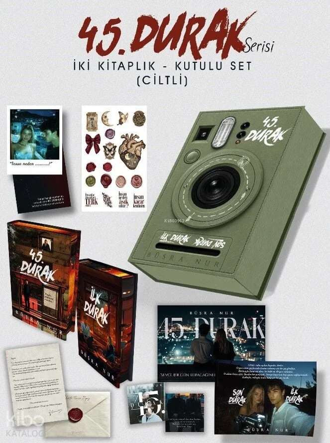 45. Durak Serisi (Ciltli - Yan Boyamalı - 2 Kitap - Kutulu)