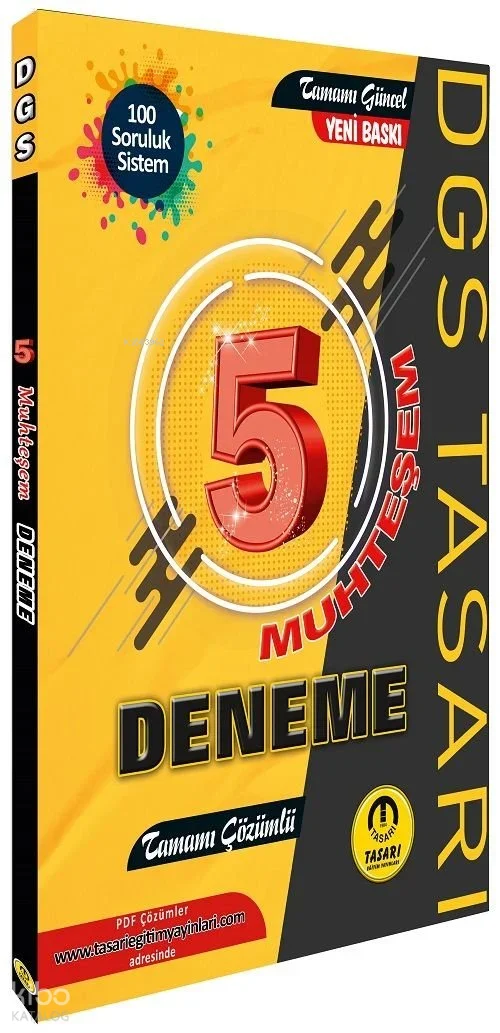 Tasarı DGS Muhteşem 5 Deneme Çözümlü