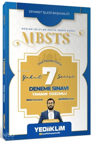 Yediiklim Yayınları 2027 MBSTS Yakut Serisi Tamamı Çözümlü 7 Deneme Sınavı