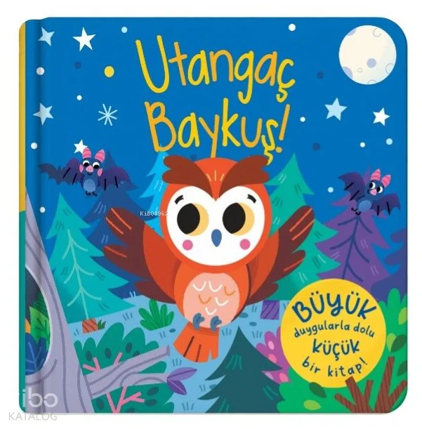 Parmak Kuklalı Kitap - Utangaç Baykuş (Ciltli)