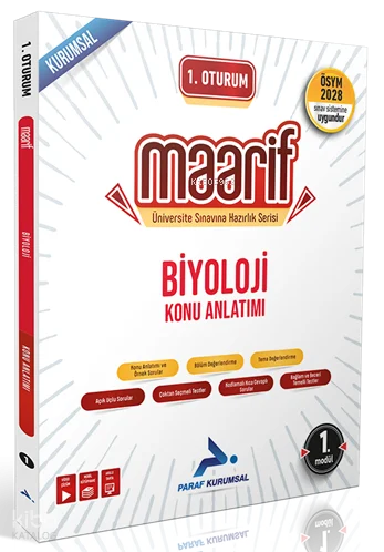 Paraf 2028 Maarif Biyoloji Konu Anlatımı (1. Modül)
