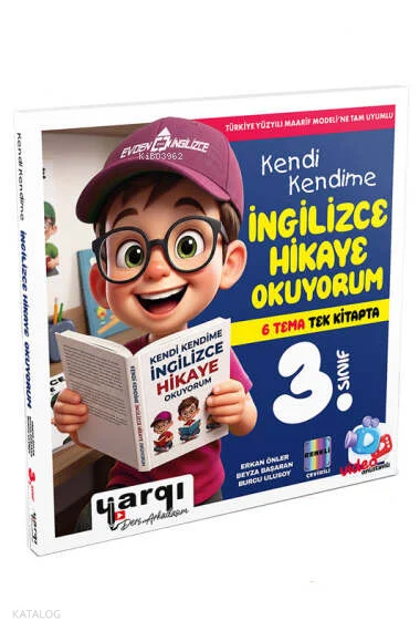Yargı Ders Arkadaşım 3. Sınıf Kendi Kendime İngilizce Hikaye Okuyorum 6 Tema Tek Kitapta