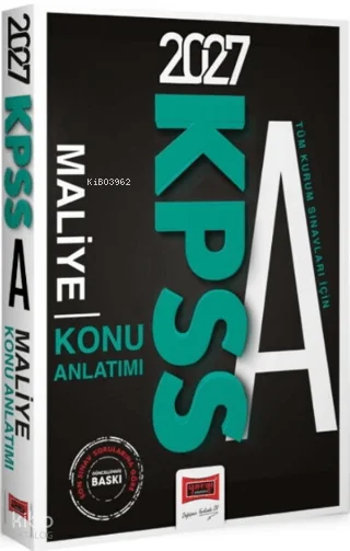 Yargı Yayınevi 2027 KPSS A Grubu Tüm Kurum Sınavları için Maliye Konu Anlatımı