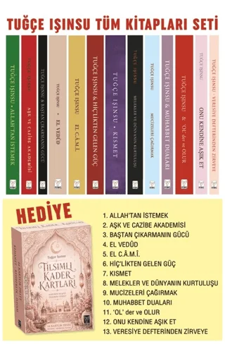 Tuğçe Işınsu Tüm Kitapları Seti (Tılsımlı Kader Kartları Hediyeli)