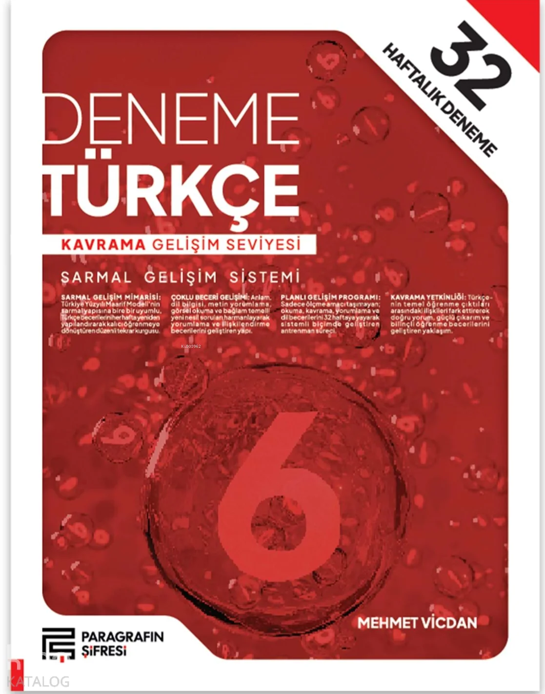 Paragrafın Şifresi 6. Sınıf 32 Hafta Türkçe Deneme