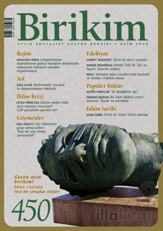 Birikim Aylık Sosyalist Kültür Dergisi Sayı: 450 Ekim 2026