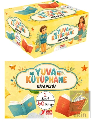 1. Sınıf Yuva Kütüphane Kitaplığı (60 Kitap)