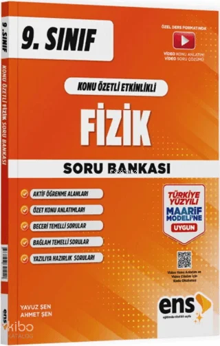 Ens 9. Sınıf Fizik Maarif Konu Özetli Etkinlikli Soru Bankası