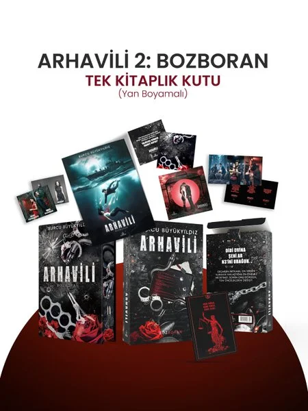 Arhavili 2 - Bozboran - Tek Kitaplık Kutu Yan Boyamalı (Ciltli)