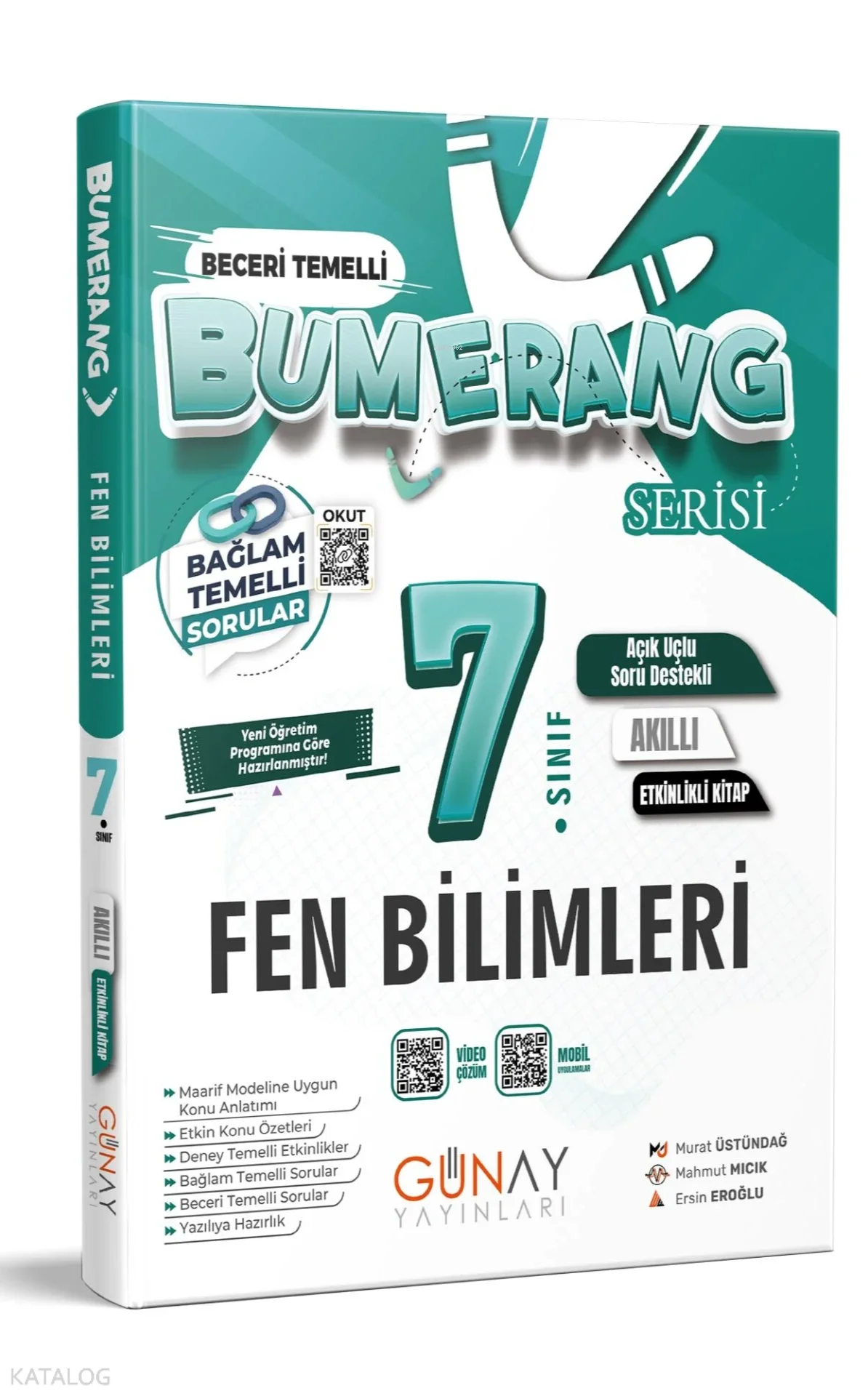 Günay Yayıncılık 7. Sınıf Bumerang Etkinlikli Fen Bilimleri
