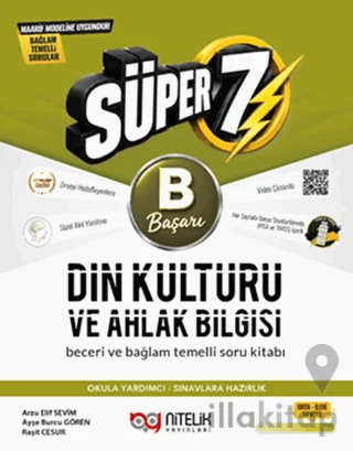 7. Sınıf Din Kültürü ve Ahlak Bilgisi B Beceri ve Bağlam Temelli Soru Kitabı