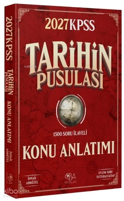 CBA Yayınları 2027 KPSS Tarihin Pusulası Konu Anlatımı