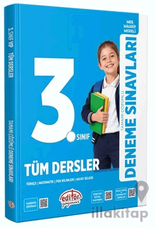 3. Sınıf Tüm Dersler Tamamı Çözümlü Deneme Sınavları