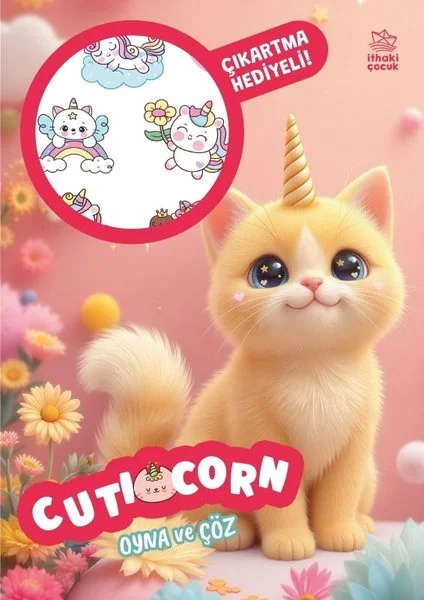 Cuticorn - Oyna ve Çöz Çıkartmalı Etkinlik Kitabı