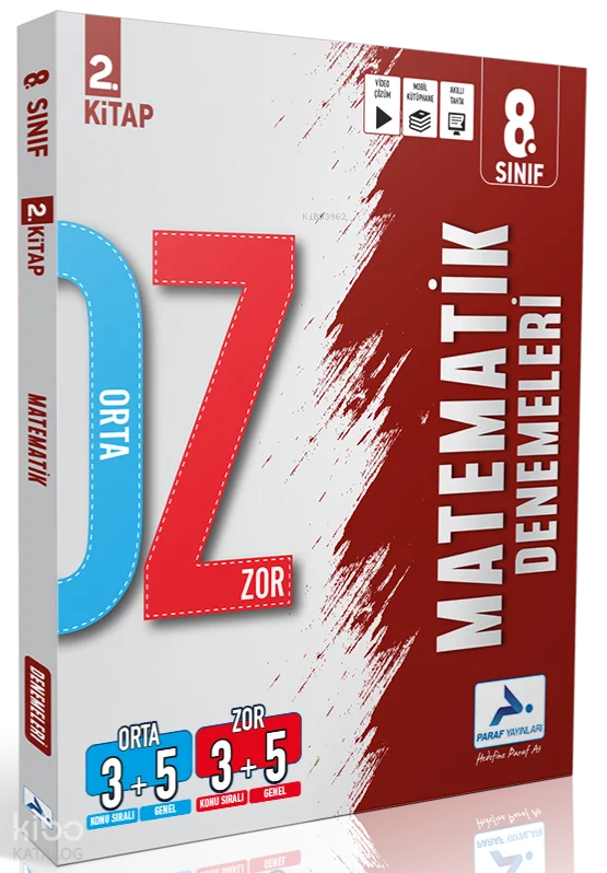 Paraf 8. Sınıf Matematik Orta Zor Denemeleri