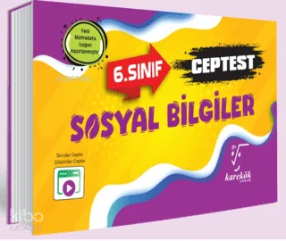 Karekök Yayınları 6. Sınıf Sosyal Bilgiler Cep Test