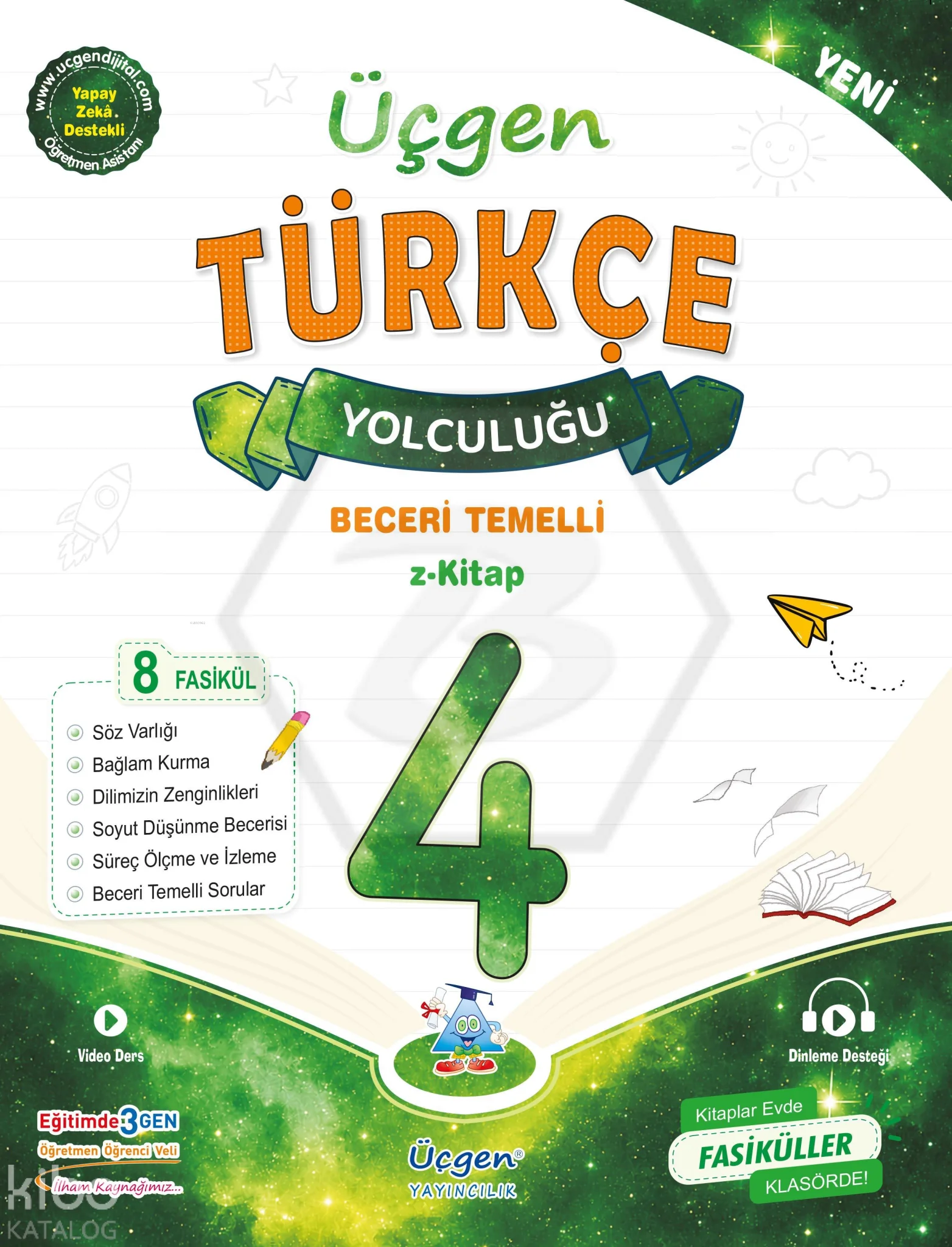 Üçgen Yayıncılık 4. Sınıf Beceri Temelli - Türkçe Fasikülleri