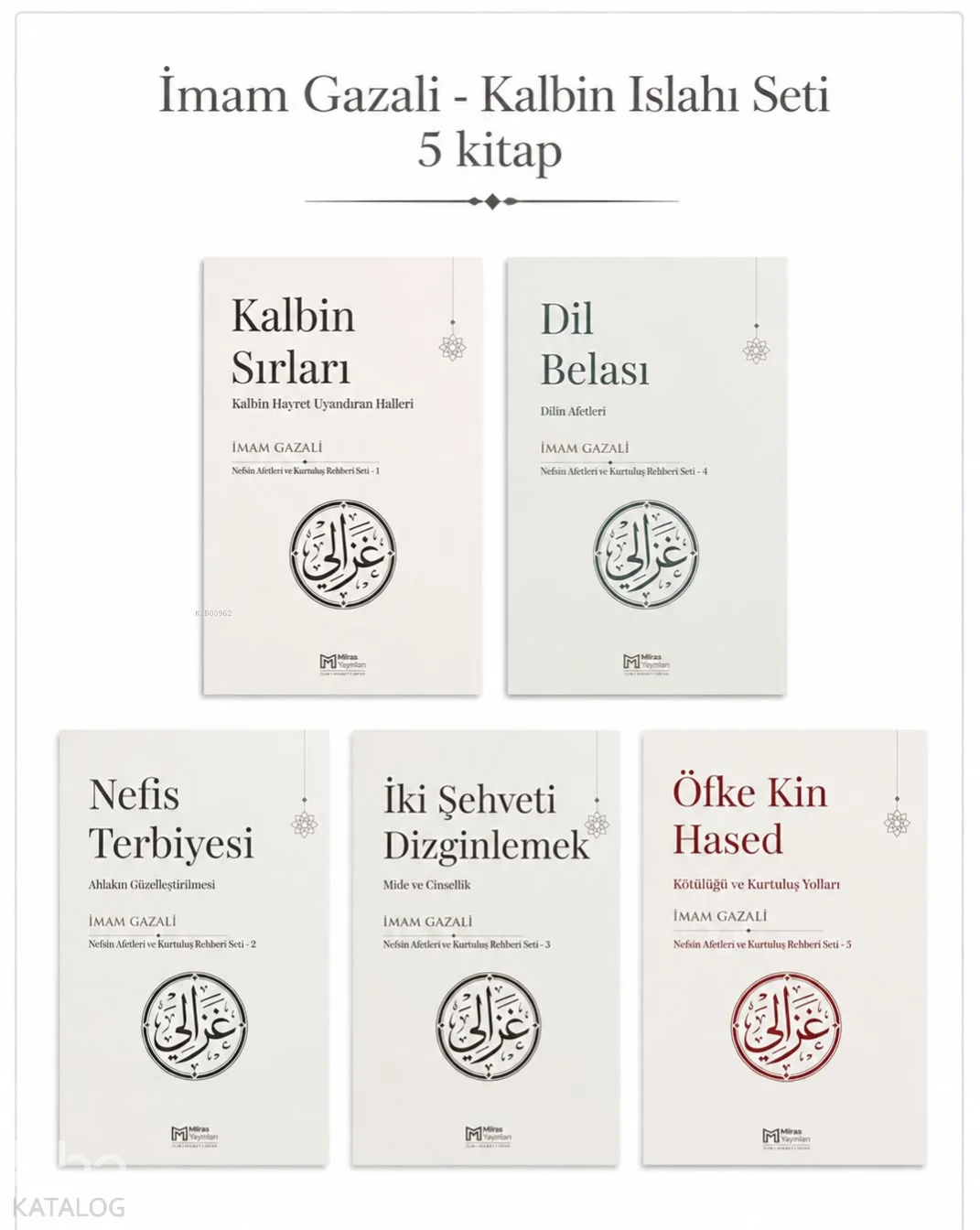 İmam Gazali - Kalbin Islahı Seti (5 Kitap)