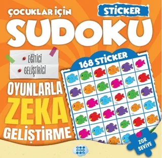 Çocuklar için Sudoku - Sticker Hediyeli Zor Seviye 3