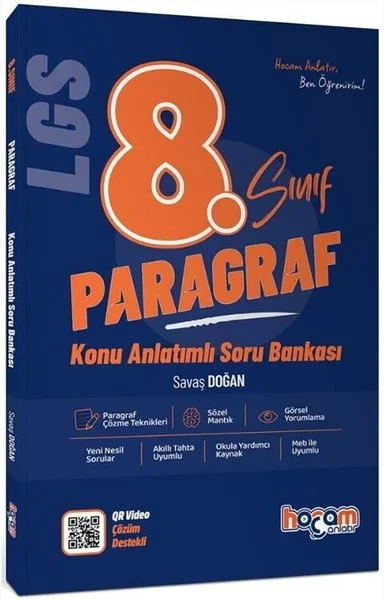 LGS 8. Sınıf Paragraf Konu Anlatımlı Soru Bankası