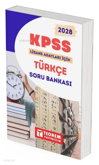 Teorem 2028 KPSS Lisans Türkçe Soru Bankası