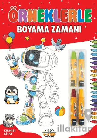 Örneklerle Boyama Zamanı - Kırmızı Kitap