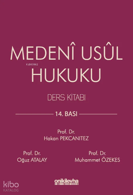 Medeni Usul Hukuku Ders Kitabı