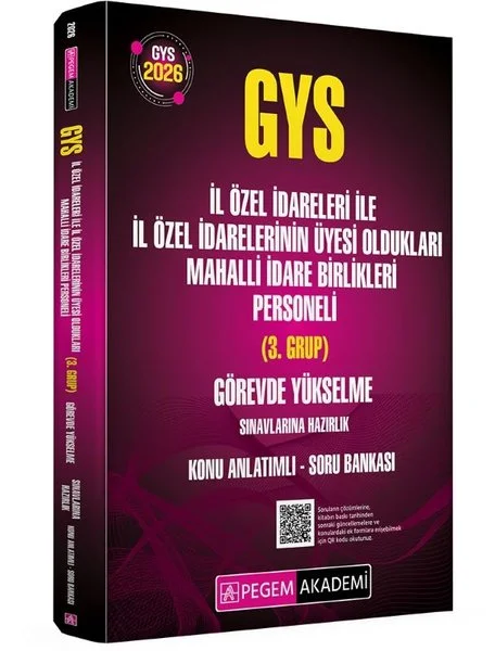 2026 GYS İl Özel İdareleri ile İl Özel İdarelerinin Üyesi Oldukları Mahalli İdare Birlikleri Persone