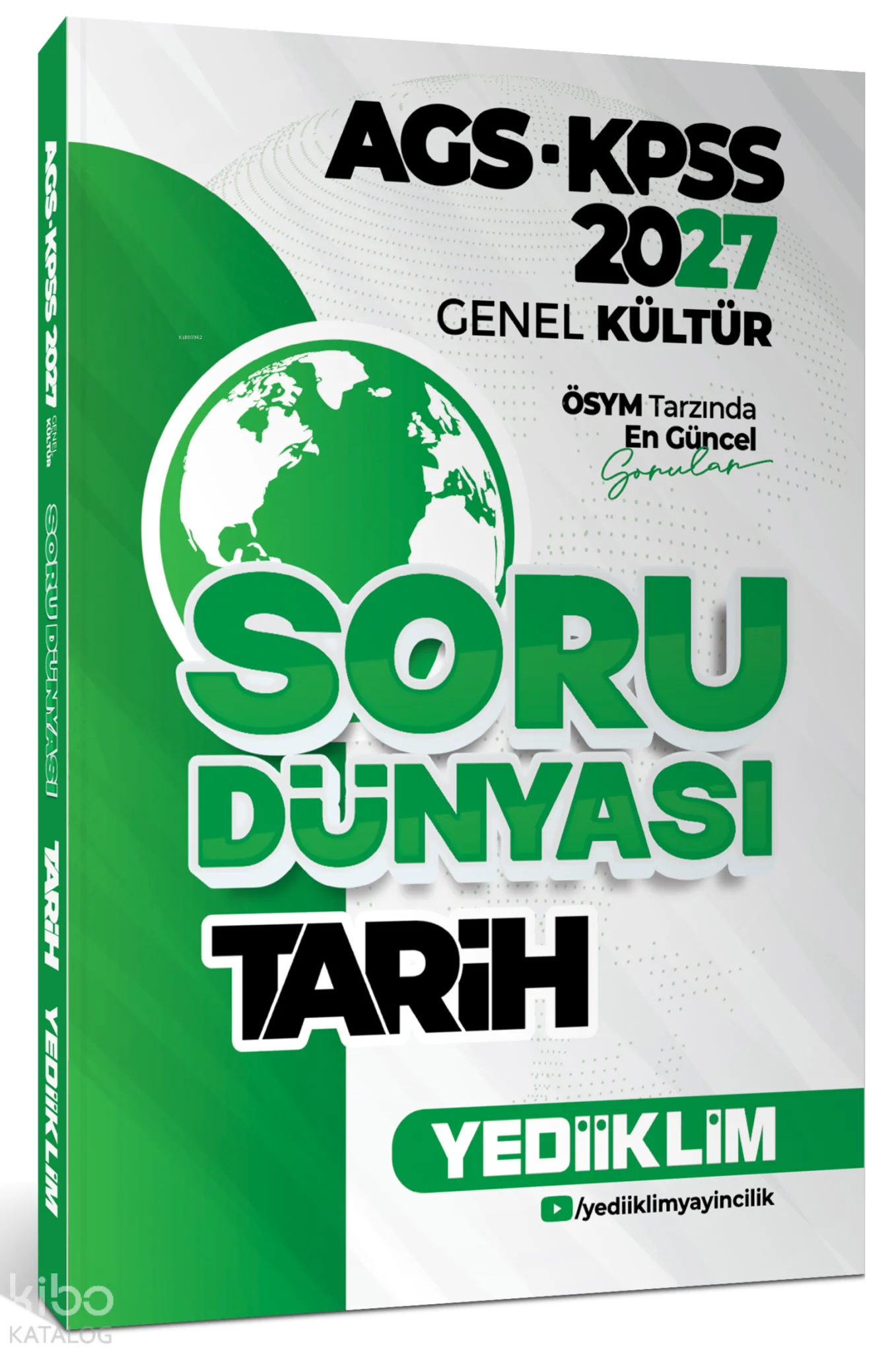 Yediiklim Yayınları 2027 AGS- KPSS Genel Kültür Tarih Soru Dünyası