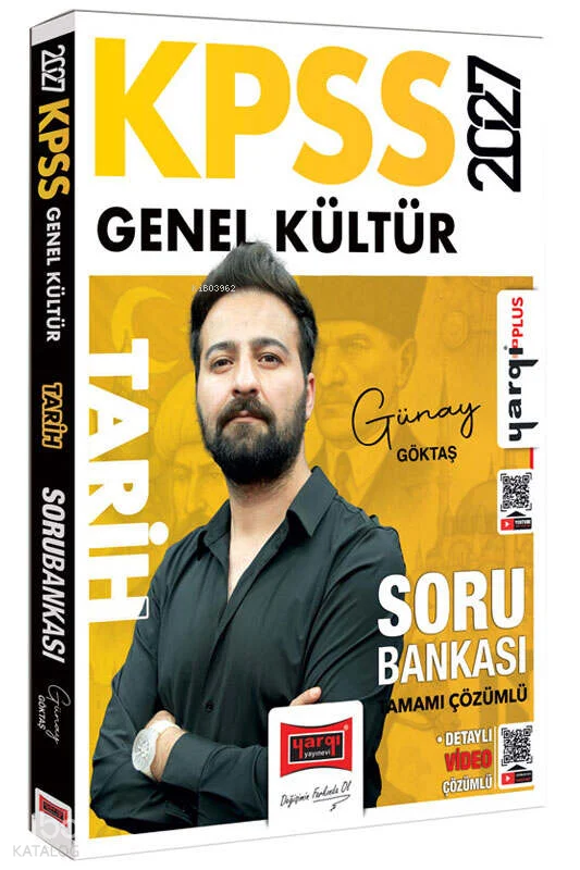 Yargı Yayınları 2027 KPSS Genel Kültür Tamamı Çözümlü Tarih Soru Bankası
