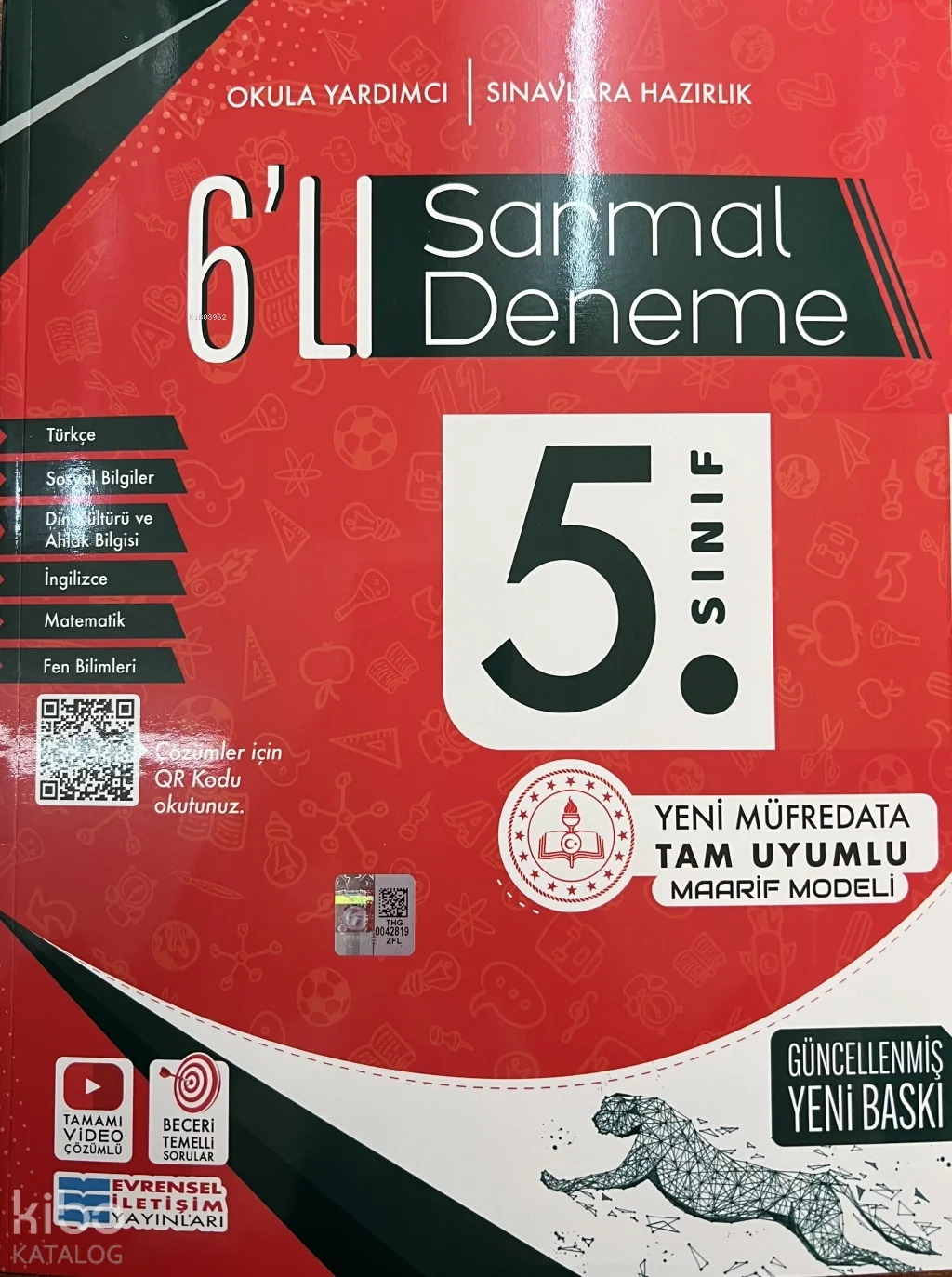 Evrensel İletişim 5. Sınıf Tüm Dersler 6'lı Sarmal Deneme
