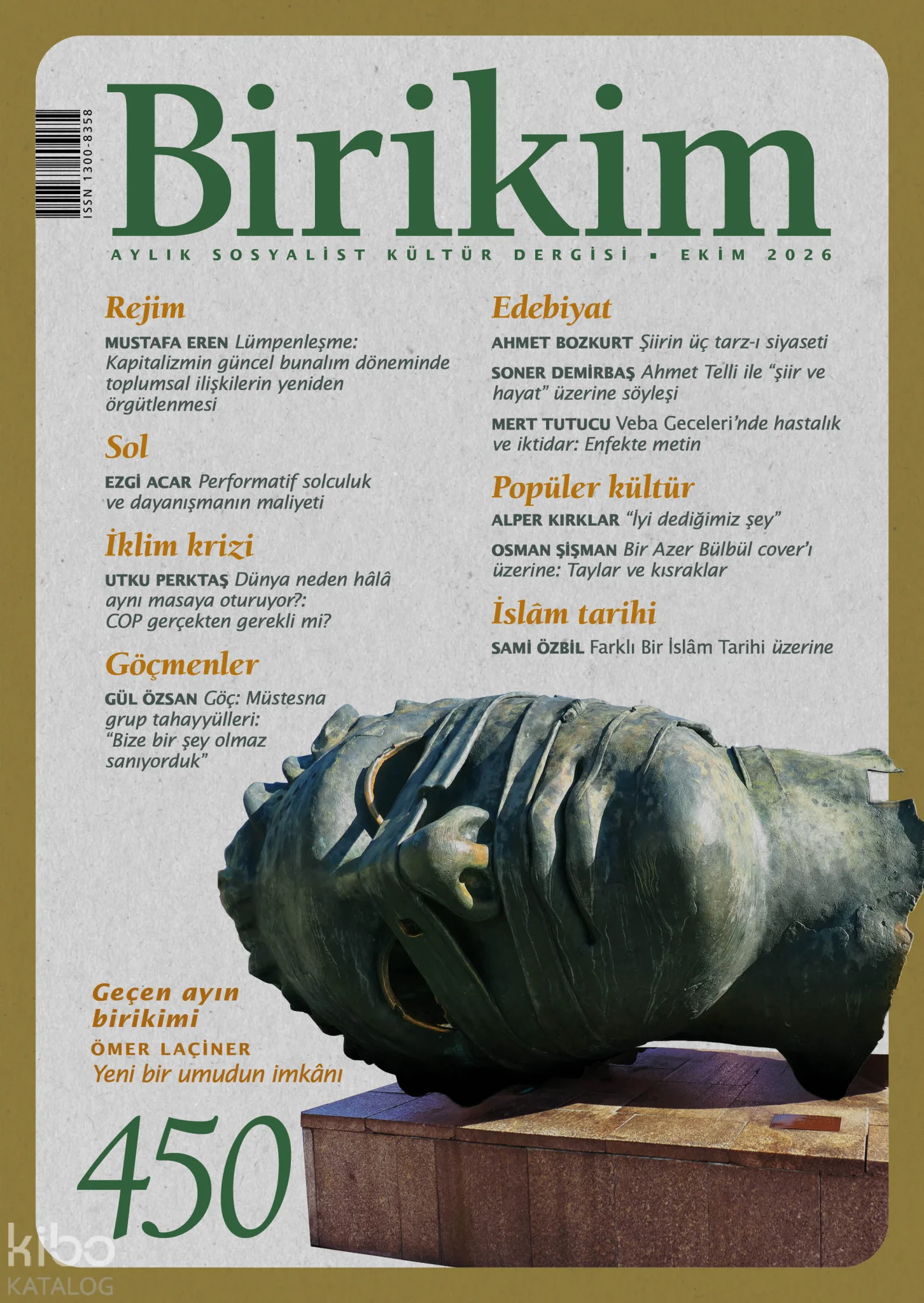 Birikim Dergisi Sayı: 450 (Ekim 2026)