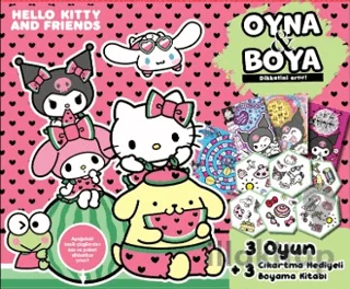 Kuromi Oyna ve Boya Kutulu Set