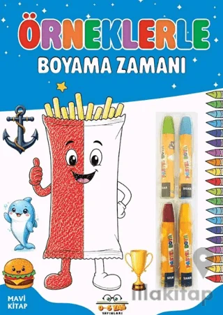 Örneklerle Boyama Zamanı - Mavi Kitap