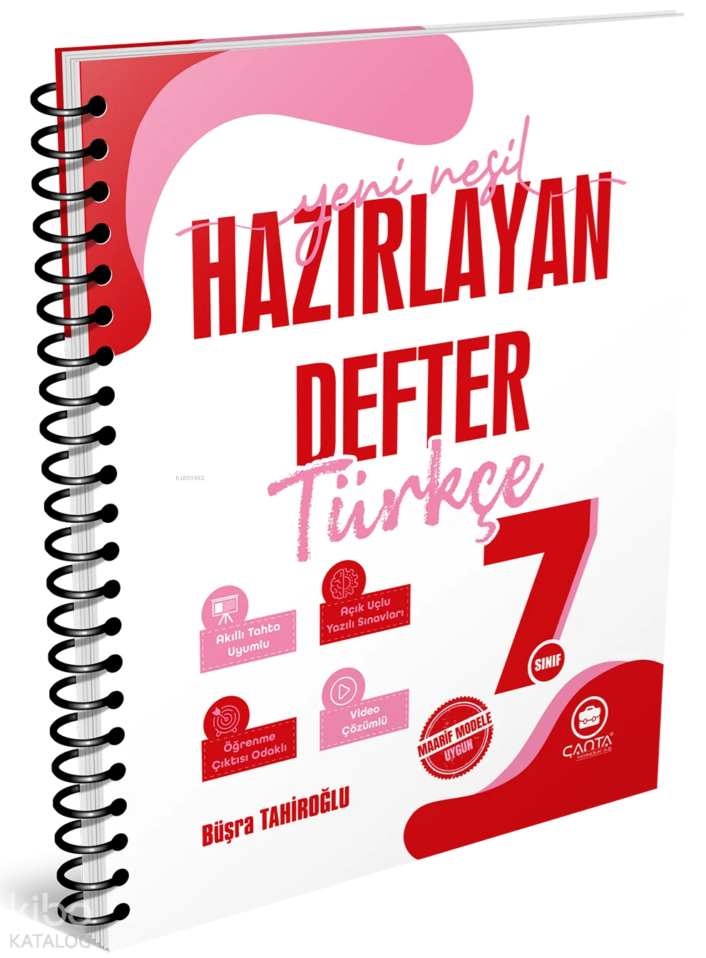 Çanta 7. Sınıf Türkçe Hazırlayan Defter
