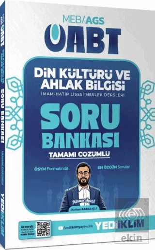 2027 MEB AGS ÖABT Din Kültürü ve Ahlak Bilgisi Tamamı Çözümlü Soru Bankası