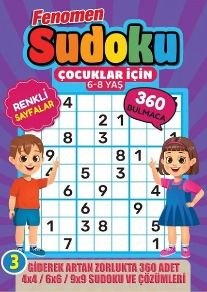 Fenomen Çocuklar İçin Sudoku 6 - 8 Yaş - 3
