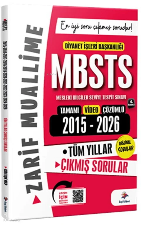 Dizgi Kitap 2027 DİB MBSTS Konularına Göre Tasnif Edilmiş 2015-2026 Tüm Yıllar Orijinal Çıkmış Sınav Soruları